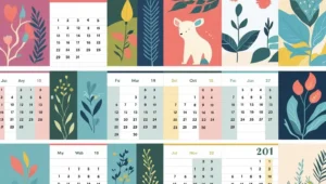 Calendario anual de citas y renovaciones recomendables
