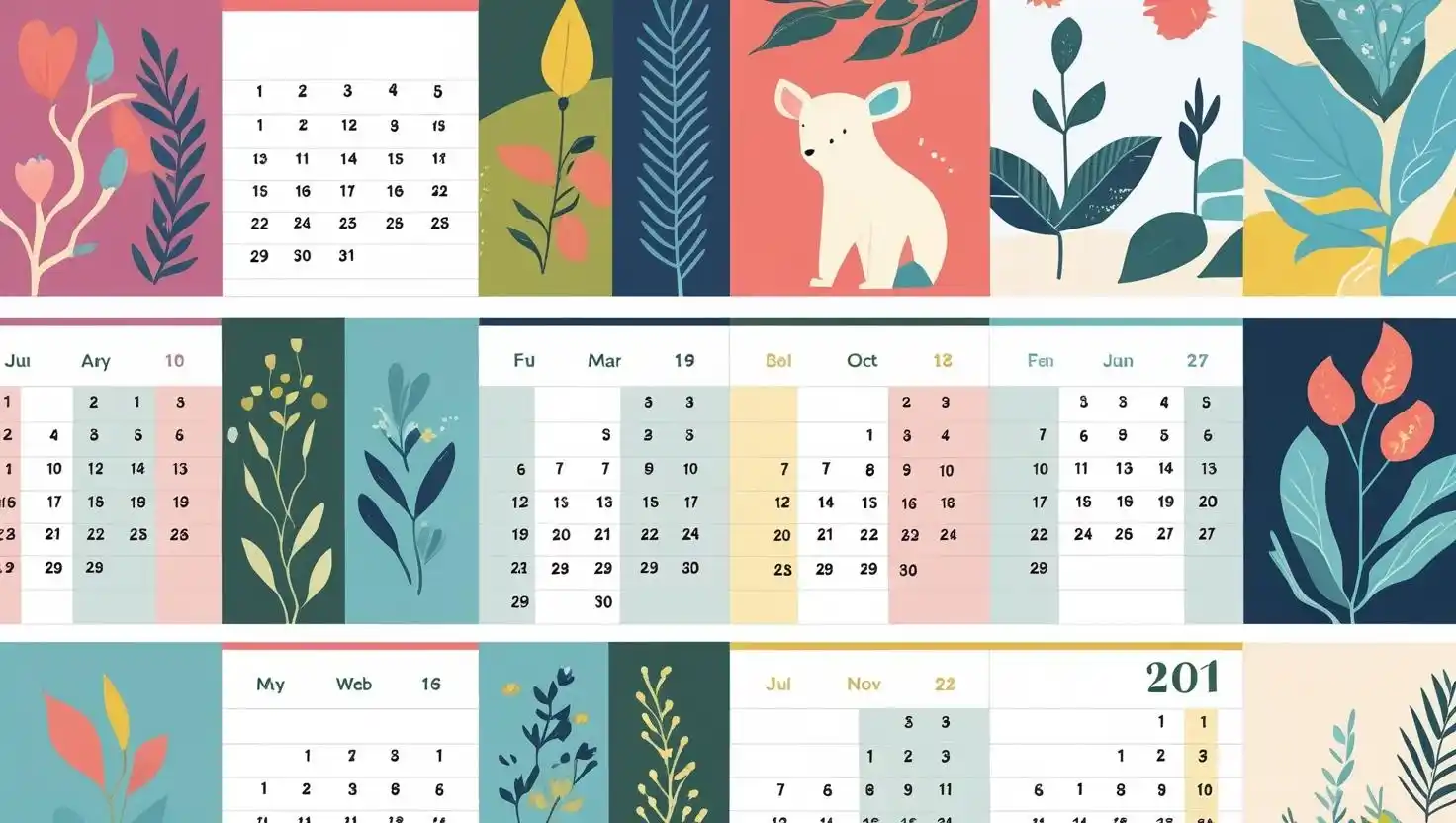 Calendario anual de citas y renovaciones recomendables