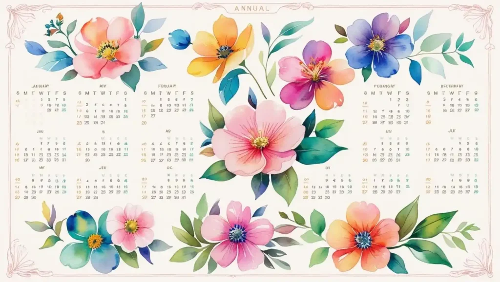 Calendario anual de citas y renovaciones recomendables