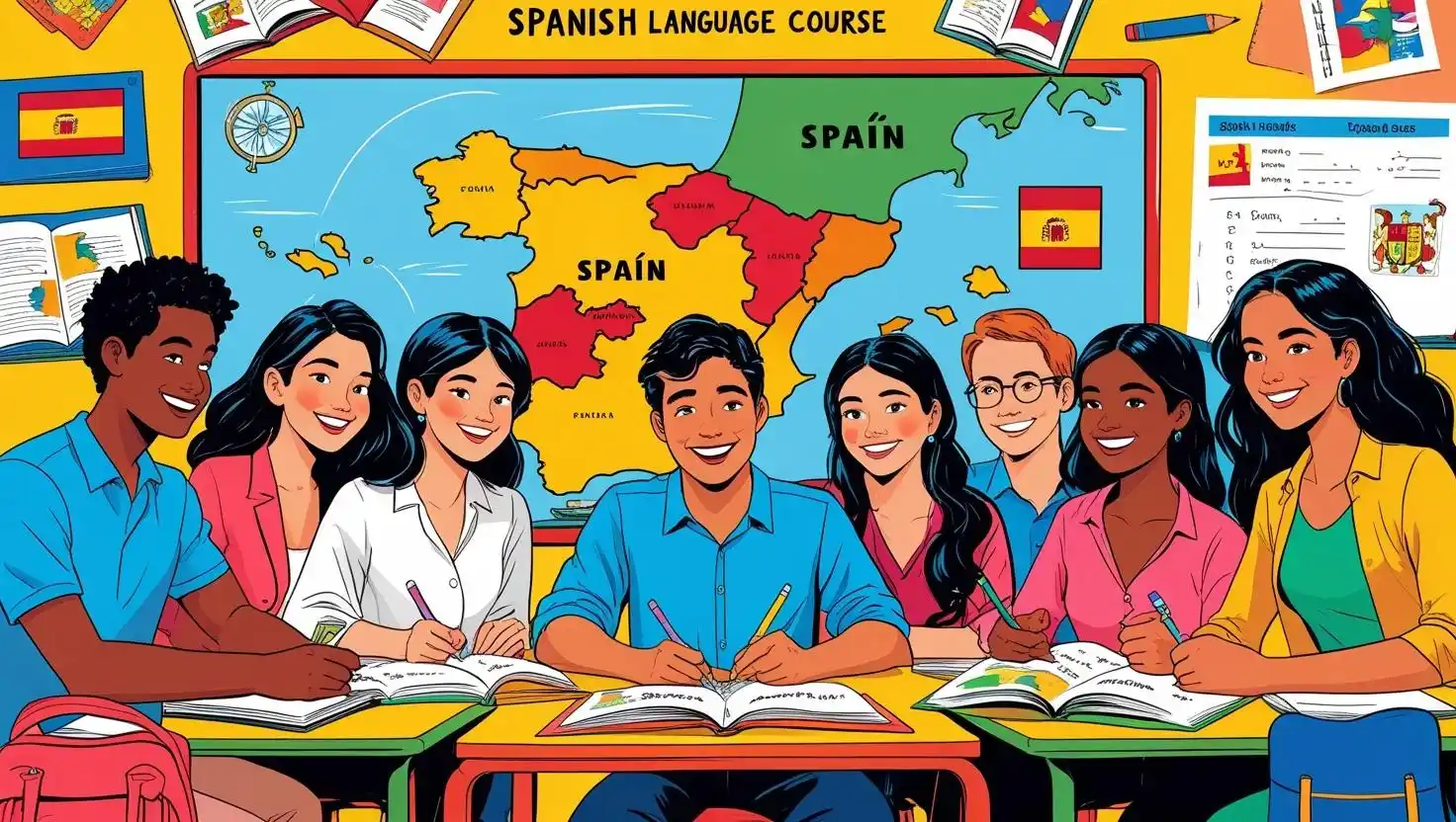 Cursos de español subvencionados para residentes