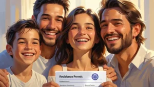 Permiso de residencia de familiar de español guía completa 2025