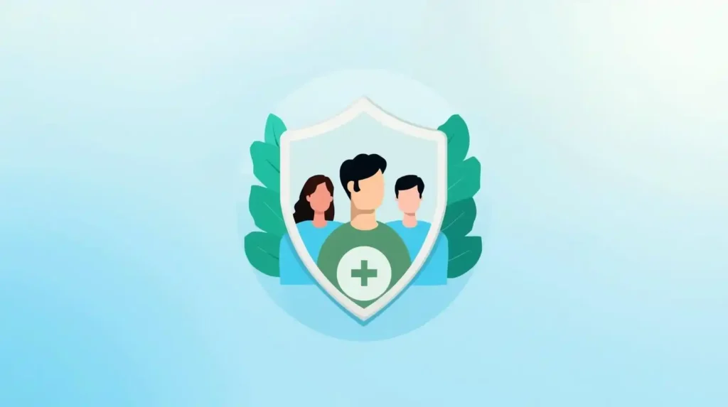 Permiso de residencia de familiar de comunitario SS o seguro de salud privado.