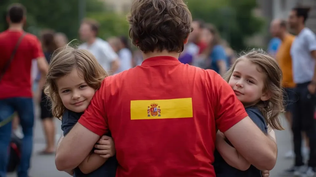 Permiso de residencia de familiar de español para hijos menores