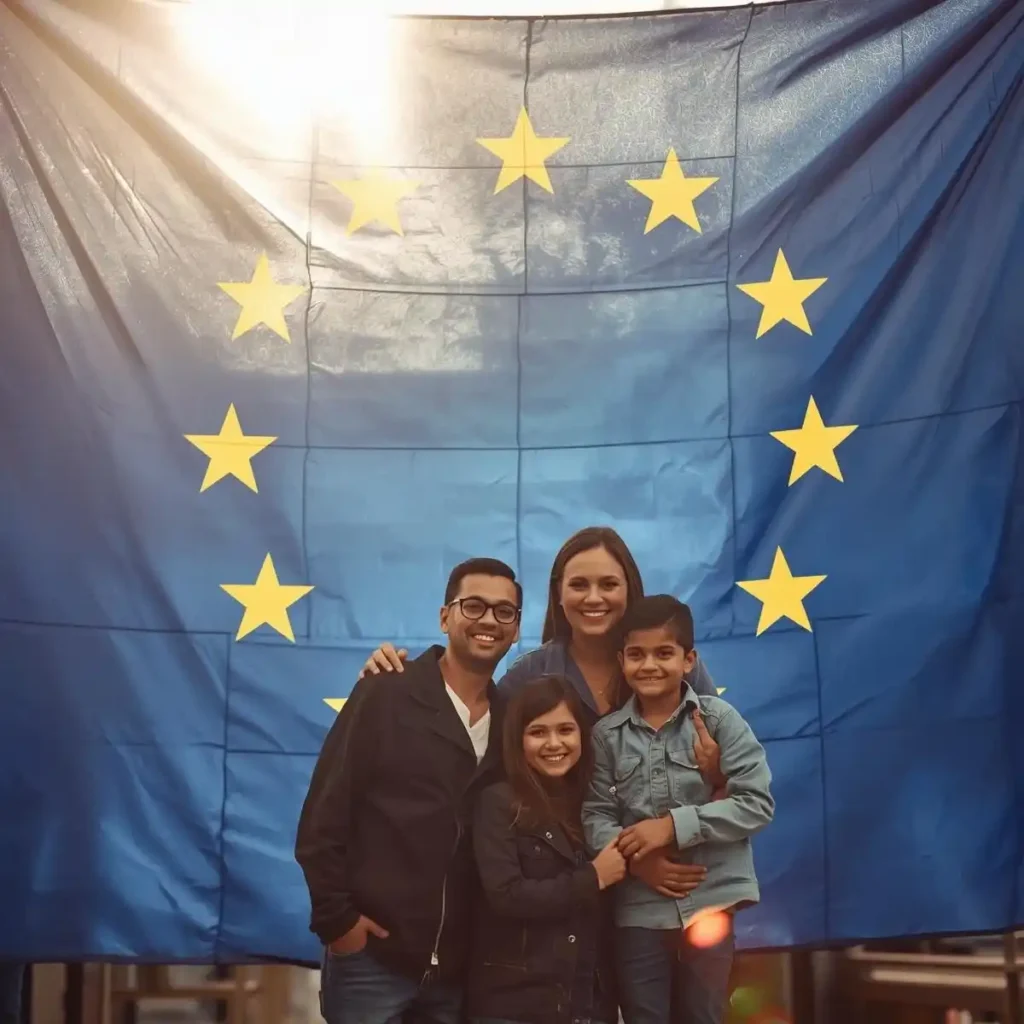 residencia para familiar de europeo