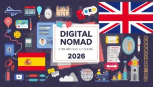 visado de nómada digital para británicos