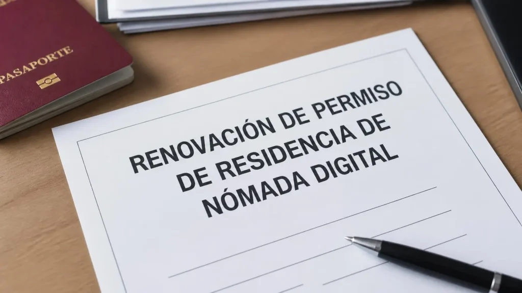 Renovación de nómada digital en España: documentos, plazos y errores frecuentes